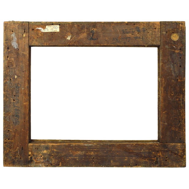 Exquisite 18th C Carved Giltwood Italian Frame For Sale - Image 4 of 5