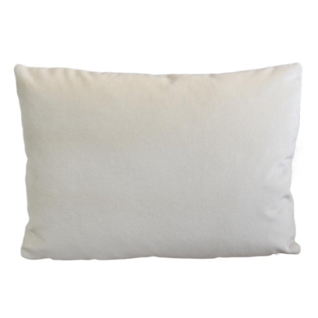 Designer Lisa Fine Indigo Blue Baroda II Feather/Down Pillow For Sale - Image 4 of 5