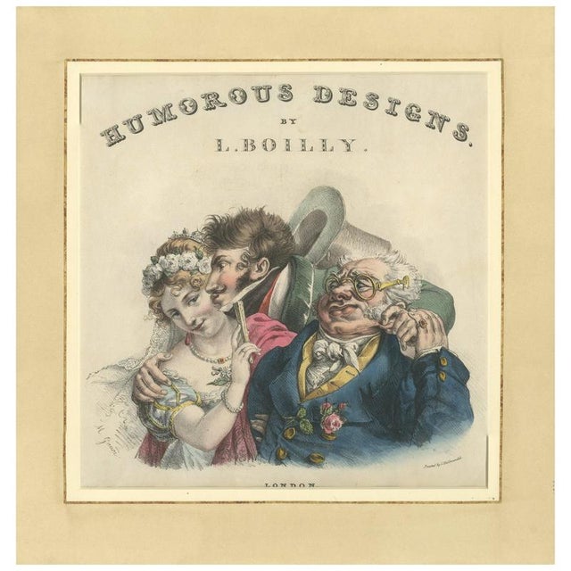 Humorous Designs Title Page, 1800s, Paper For Sale - Image 9 of 9