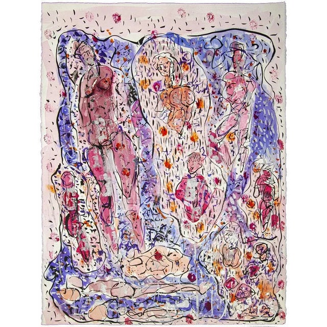 We never met is a beautiful artwork realized by Maurizio Gracceva in the 2017. Mixed media on paper: ink, watercolor. Hand...