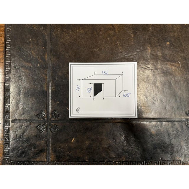 English Writing Desk in Oak For Sale - Image 17 of 18