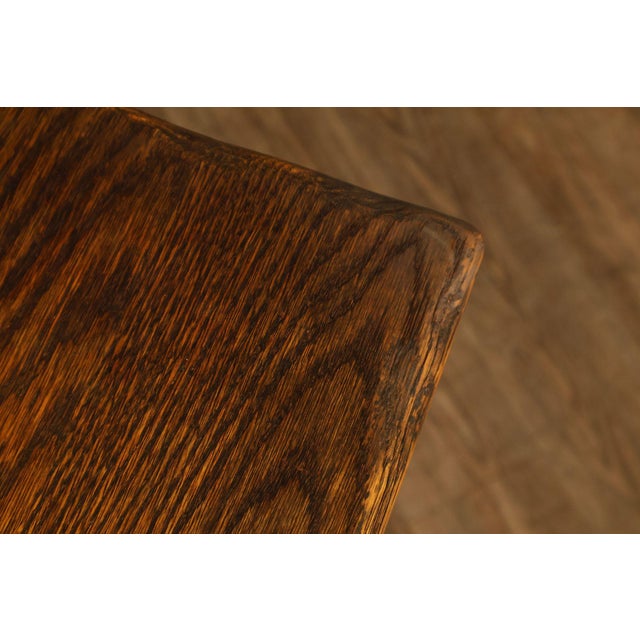 Jamestown Lounge Co. Colonnade Collection Vintage Sculpted Oak Long Credenza For Sale - Image 16 of 18