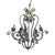 French Early 20th Century Wrought Iron Chandelier 36" For Sale - Image 3 of 11
