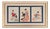 Toyohara Yōshū Chikanobu, Kimono Changing CeremonyTriptych, 1895, Glass, Wood and Paper For Sale