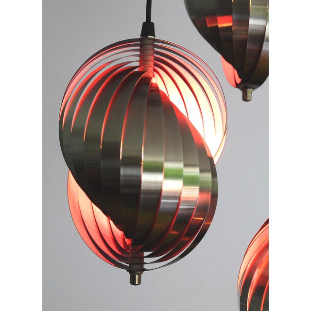 Vintage Space Age Pendant Light from Lyfa, 1970s For Sale - Image 16 of 18