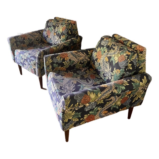 Pair MCM Dragon Chairs For Sale