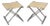 Steel and Brass Leather Upholstered X Form Jansen Style Stool For Sale