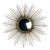 Sun Mirror in Gilded Metal by Chaty Vallauris, 1960s For Sale