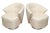 Michael Wolk for Directional Upholstered Sculptural Swivel Chairs With Stainless Steel Bases 1990's Base For Sale - Image 12 of 12