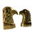 1950s Vintage Brass Bald Eagle Bookends For Sale - Image 5 of 9