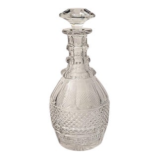 Mid 20th Century Saint-Louis Crystal Trianon Wine Decanter For Sale