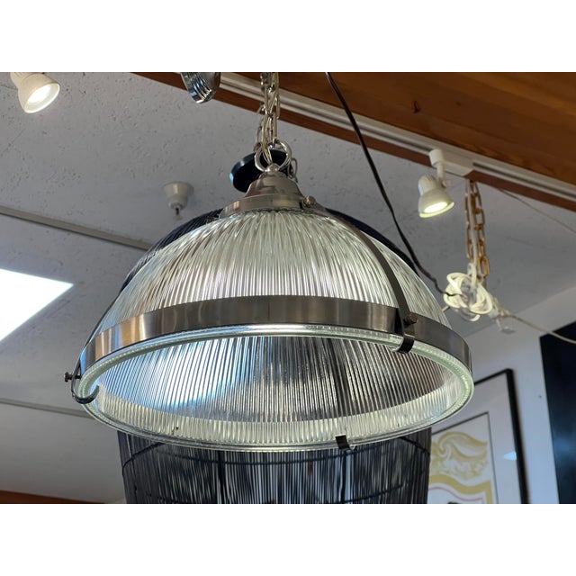 Restoration Hardware Clemson Prismatic Pendant Light Chairish