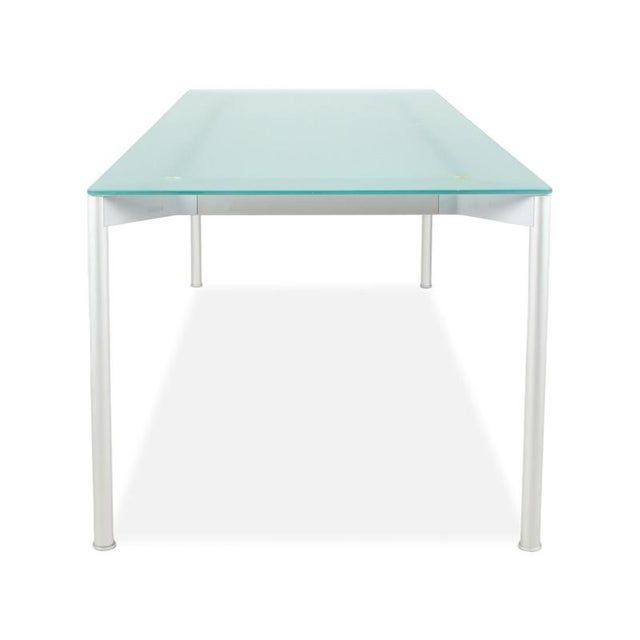 Glass and Metal Powder-Coated Desk from Interlübke For Sale - Image 10 of 11