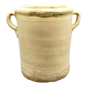 19th-Century Glazed Italian Confit Jar Pot