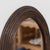 1960s French Rattan Oval Mirror For Sale - Image 4 of 9
