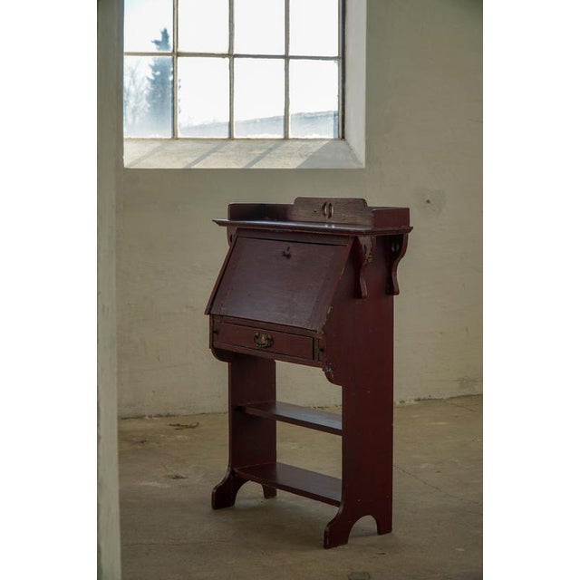 Vintage Drop-Front Painted Secretaire, 1920s For Sale - Image 6 of 18