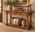 Broyhill Attic Heirlooms Rustic Oak Console / Sofa Table For Sale - Image 12 of 12