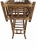 Tommy Bahama Vintage Two-Tier Bamboo and Rattan Plant Stand C. 1960's For Sale - Image 4 of 5