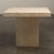 Mid-Century Modern 1980s Travertine Marble Square Dining Table Italian Stone Michael Taylor Style For Sale - Image 3 of 11