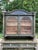 Wood Antique Swedish Gustavian Style Painted Pine Two-Piece Hutch Cabinet For Sale - Image 7 of 10