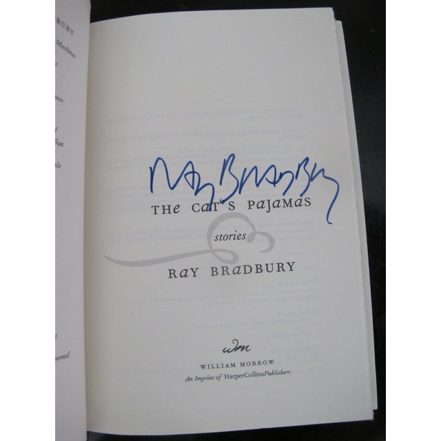 2000 - 2009 Ray Bradbury Signed 2004 Morrow 1st Edition the Cat's Pajamas Stories Book For Sale - Image 5 of 7