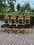 c.1900 Italian Rococo Gold Beech Velvet Dining Chairs - Set of 8 Pc For Sale - Image 9 of 18