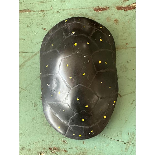 Contemporary Vintage Italian Scagliola Pigmented Plaster Turtle Shell For Sale - Image 3 of 12