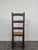 Rustic Oak Chairs with Straw Seats, Set of 4 For Sale - Image 6 of 7