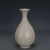 Chinese Vintage Chinese Off White Porcelain Yuhuchun Vase, Carved Floral Pear Shaped Vase For Sale - Image 3 of 6