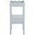 Baby Blue Darlyn Scalloped 1 Drawer Accent Table in Winter Sky For Sale - Image 8 of 9