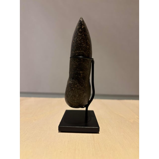 Pair of Neolithic Black Basalt Axe Heads, Great Britain Circa 2200 BC For Sale - Image 9 of 12