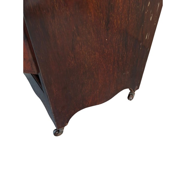 Antique Victorian Purdonium Coal Cabinet with Mirror, 1890s For Sale - Image 13 of 18