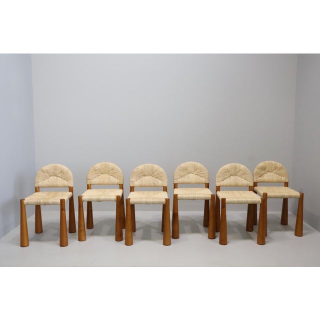 Toscanolla Chairs by Alessandro Becchi for Giovannetti, 1970, Set of 6 For Sale - Image 17 of 17