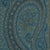 Contemporary Sample- Schumacher Chatelaine Paisley Fabric in Blue For Sale - Image 3 of 3