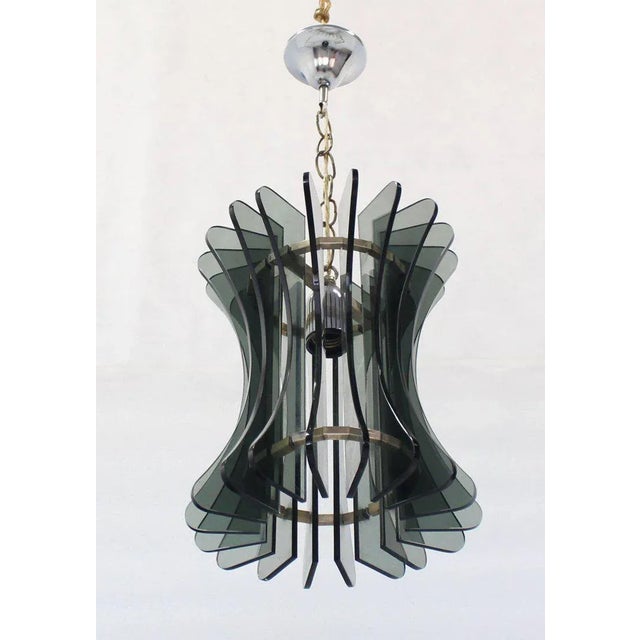 Veca Veca Italian Mid-Century Modern Pendant Light For Sale - Image 4 of 10