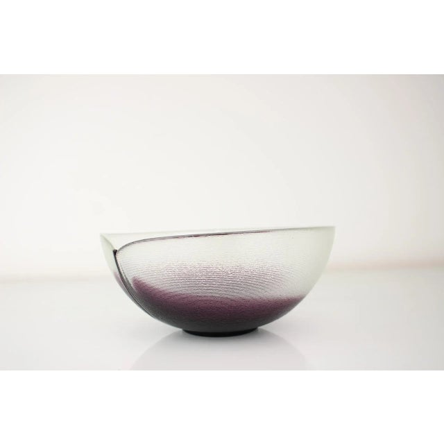 Mid-Century Bowl by Jiri Suhajek for Crystalex, 1970s For Sale - Image 12 of 14