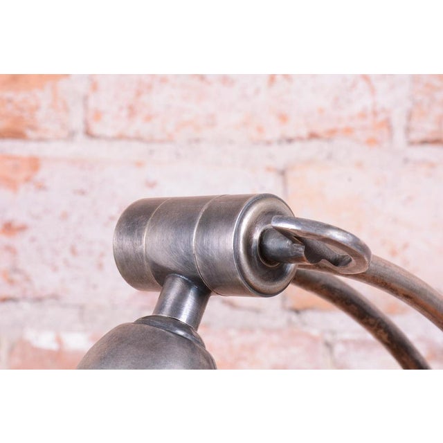 Gold Art Deco Table Lamp in Chrome-Plated Steel, France, 1920s For Sale - Image 8 of 15