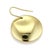 Tiffany and Co. Mid 20th Century Pair of Tiffany & Co. Peretti 18k Yellow Gold Dangle Round Earrings For Sale - Image 4 of 5