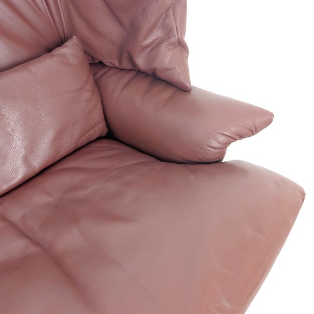 Brown Portovenere Sofa by Vico Magistretti for Cassina For Sale - Image 8 of 11