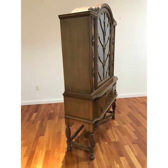 1930's Mont Airy Furniture Jacobean Revival Hutch Chairish