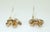 1960's Amber Crystal & Rhinestone Starburst Earrings For Sale - Image 10 of 12