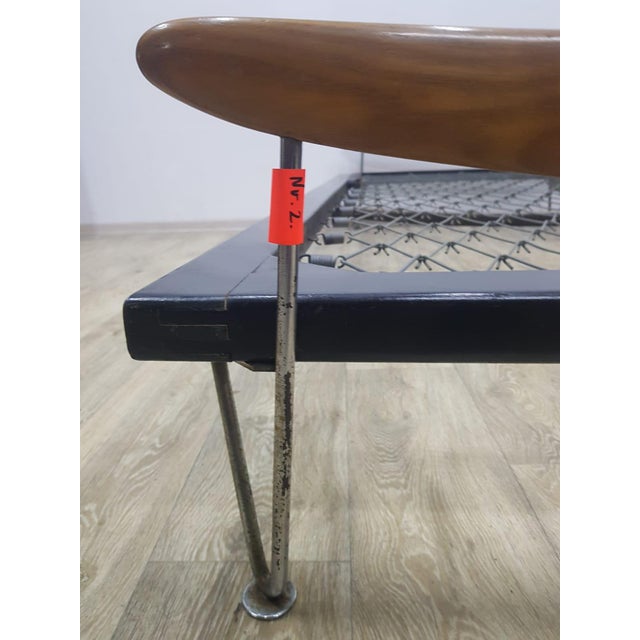 Bed by Fred Ruf for Wohnbedarf, Switzerland, 1950s. For Sale - Image 13 of 18