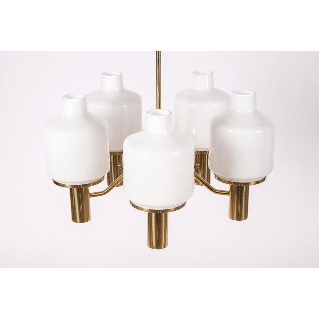 1960s Brass Chandeliers from Hans-Agne Jakobsson, 1960s For Sale - Image 5 of 9