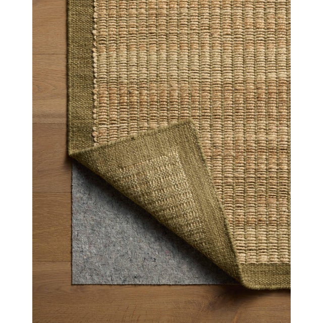 Amber Lewis x Loloi Lilah Natural / Olive 5'-0" x 7'-6" Area Rug For Sale In Dallas - Image 6 of 7