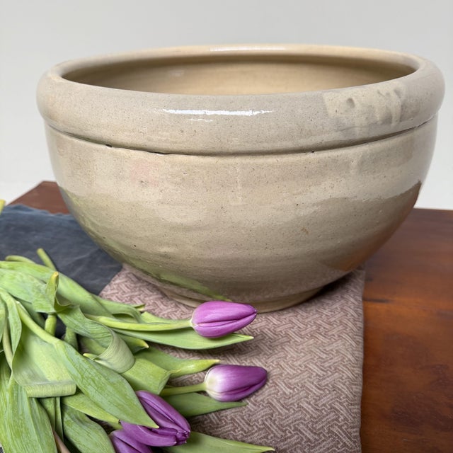 Ceramic Vintage Japanese Earthenware Bowl, 1920s For Sale - Image 7 of 10