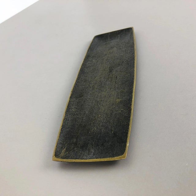 Large Brass Shell Plate Desk Element, Austria, 1950s For Sale - Image 13 of 17