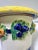 1970s Italian Majolica Fruit Garland Cachepot Planter For Sale - Image 11 of 12