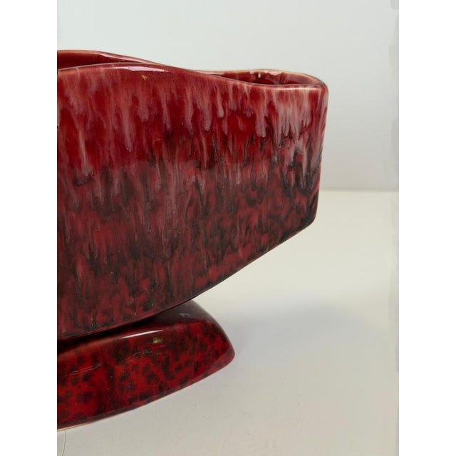 Ceramic Modernist Drip Glazed Mantel Vase from Shorter & Sons, England, 1950s For Sale - Image 7 of 10
