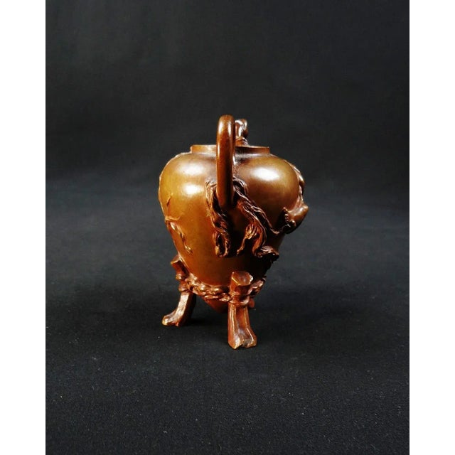 Metal Tripod Vase with Putti in Bronze by Barbédienne, 1890 For Sale - Image 7 of 14