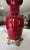 1960s Single Chinese Sang De Boeuf Flambé Oxblood Porcelain Table Lamp For Sale In Palm Springs - Image 6 of 17
